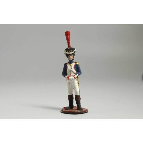 Солдатик оловянный, фигурка Офицер линейной пехоты Франция 1812-1815 гг.