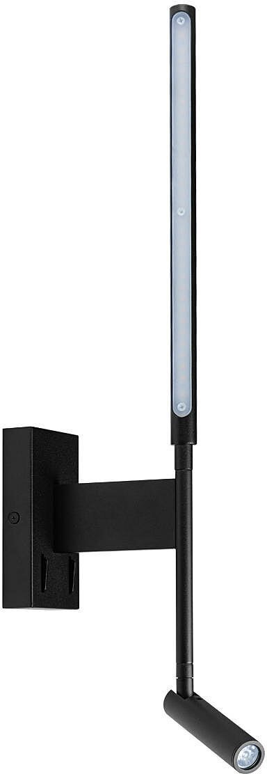 Настенный светильник Loft It Stick 10012/6+3BK, LED, 12Вт, кол-во ламп:2шт, Черный