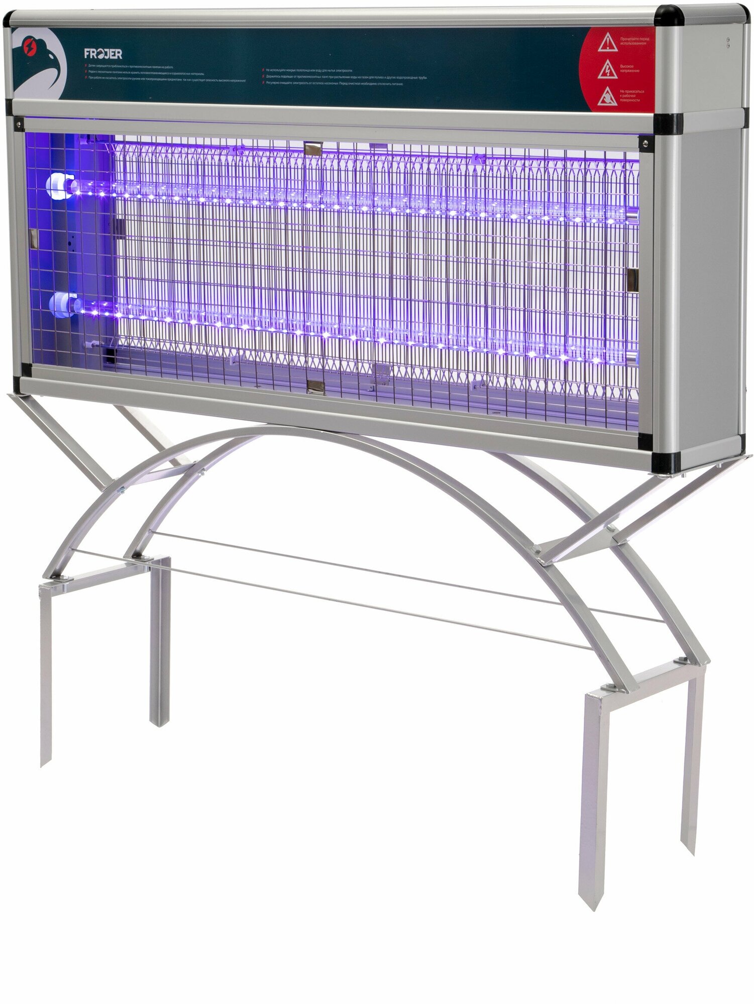 Противомоскитная электрическая ловушка для насекомых Frojer PRO XC80-LED, лампа от комаров и мошек, мух, москитов уличная и для помещений - фотография № 6