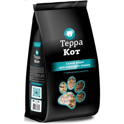Сухой корм для кошек ТерраКот лосось 2000 г