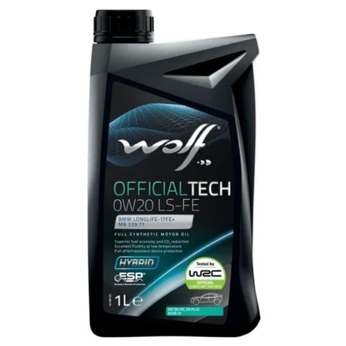 Масло моторное 0w20 син. WOLF OFFICIALTECH LS-FE 1л