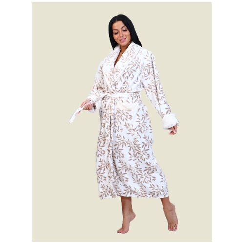 фото Халат домашний женский длинный теплый бариз+