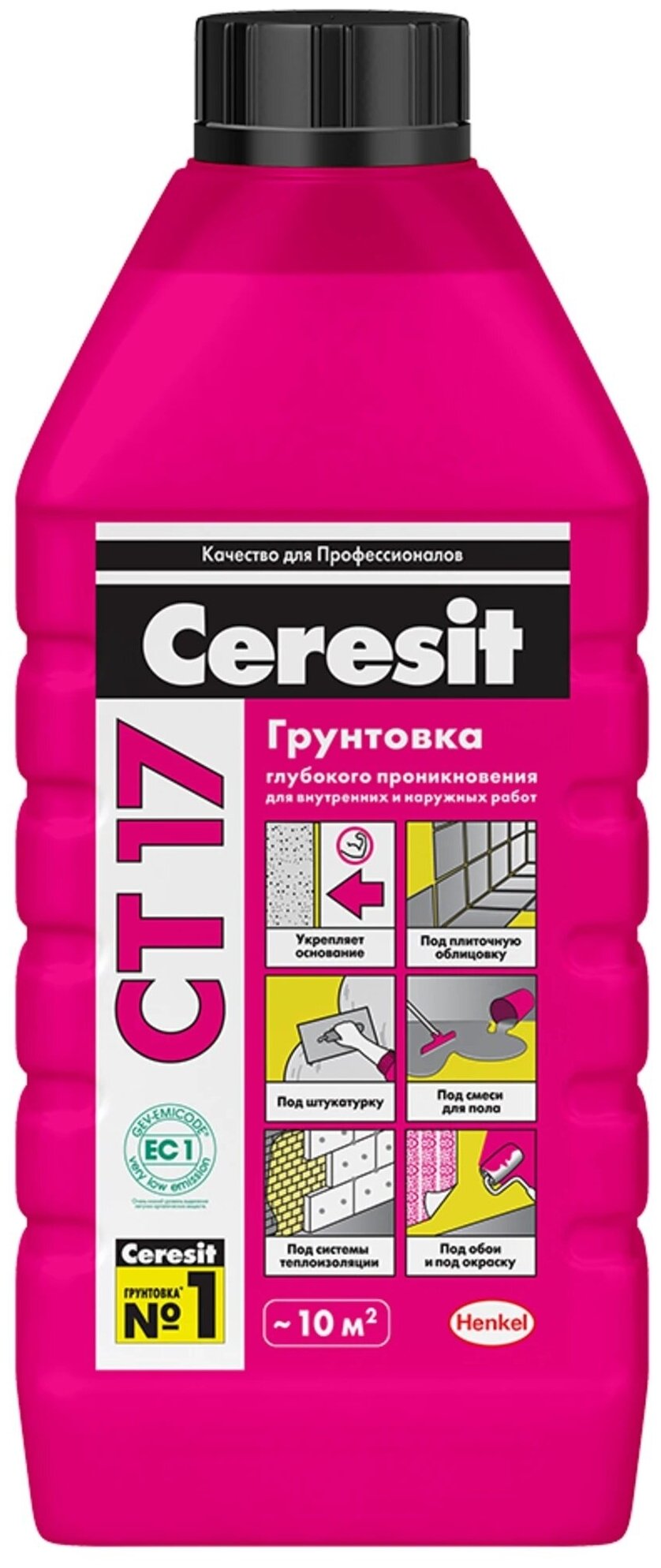 Грунтовка глубокого проникновения Ceresit CT17