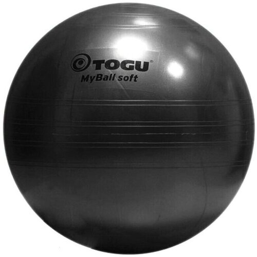 фото 34443-59180 мяч гимнастический togu my ball soft 65 см. черный перламутровый, 418655ab-65-00