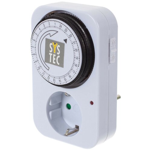 Таймер механический TG-14A 24 ч цвет белый 826₽
