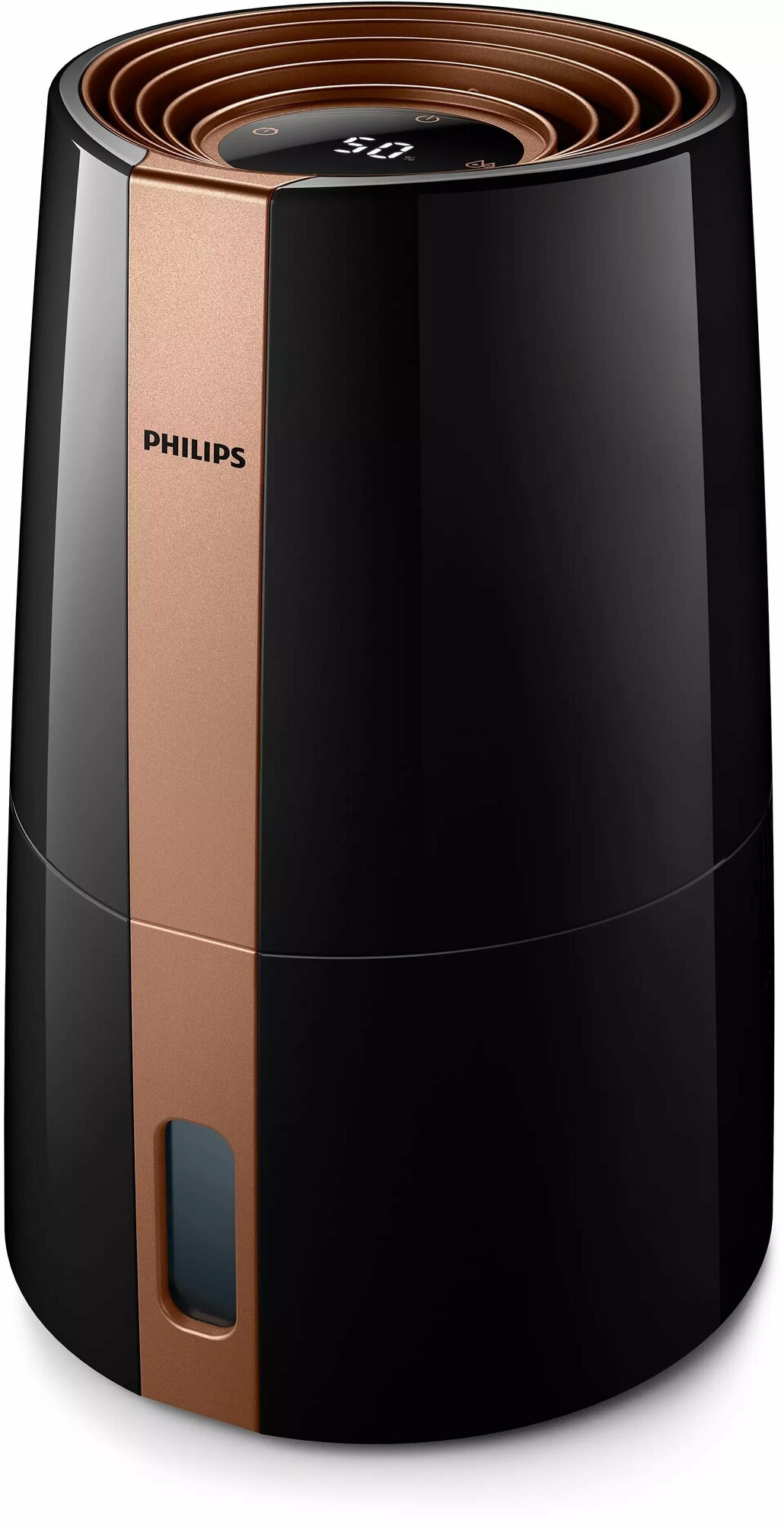 Увлажнитель воздуха с функцией ароматизации Philips HU3918, черный/медь