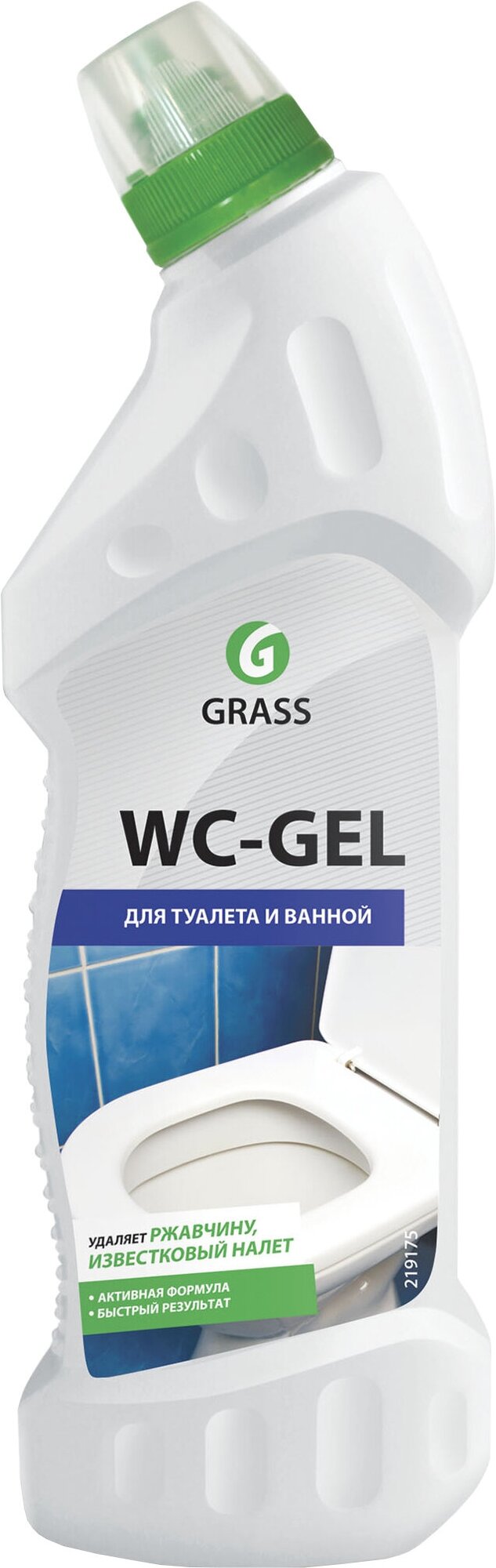 Grass WC-GEL Гель для чистки сантехники Анти-ржавчина 750 мл 0,75 л - фотография № 17