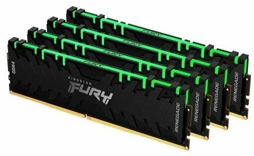 Kingston Модуль оперативной памяти 4x8ГБ DDR4 SDRAM Kingston FURY Renegade KF436C16RBAK4/32 (PC28800, 3600МГц, CL16) (ret)