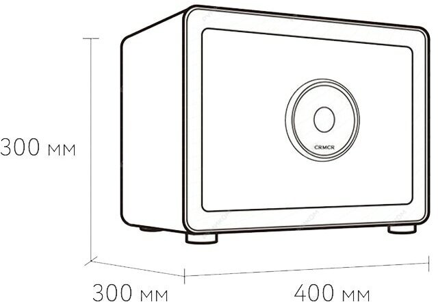 Умный биометрический сейф белого цвета Xiaomi - фото №10