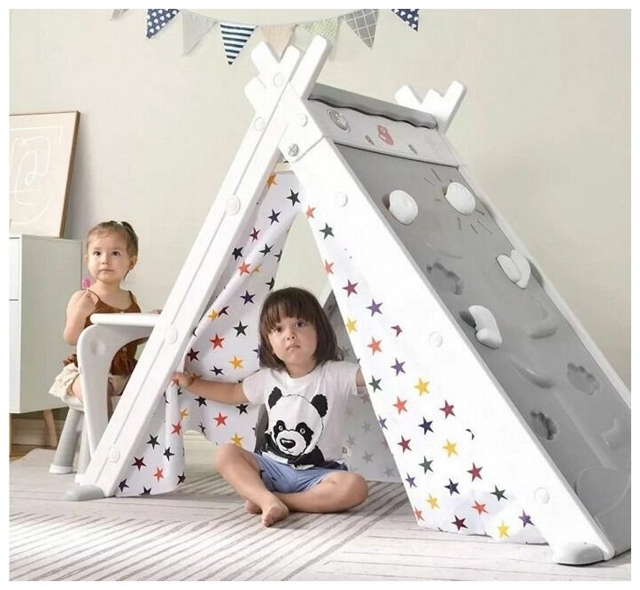 Игровой домик-палатка, развивающий комплекс для детей, набор столик и стул