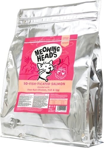 Сухой корм для кошек Meowing Heads с лососем, с курицей 8 кг - фотография № 9