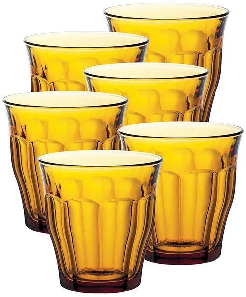 Набор стаканов Duralex Picardie 1028AB06A0111, 310 мл, 6 шт., amber