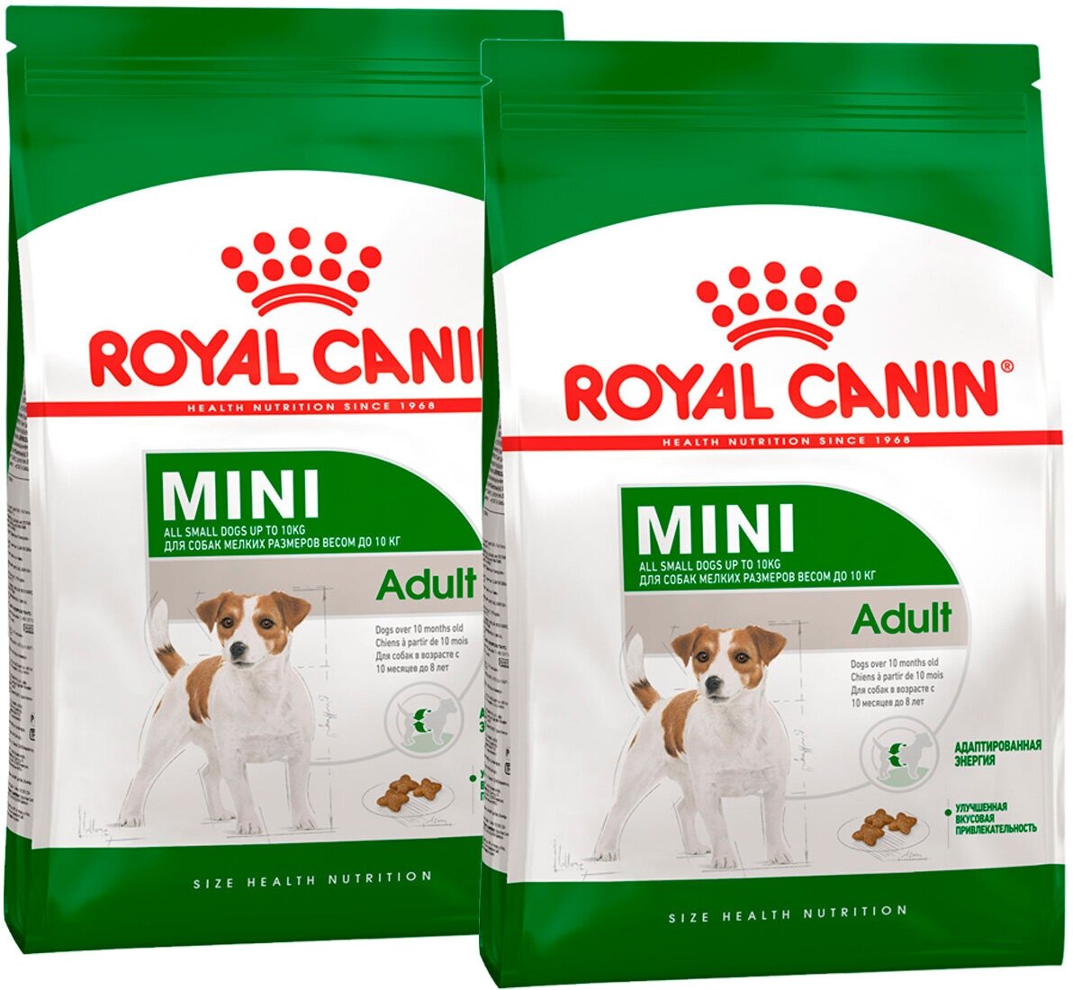 Сухой корм ROYAL CANIN MINI ADULT для взрослых собак маленьких пород (8 + 8 кг)
