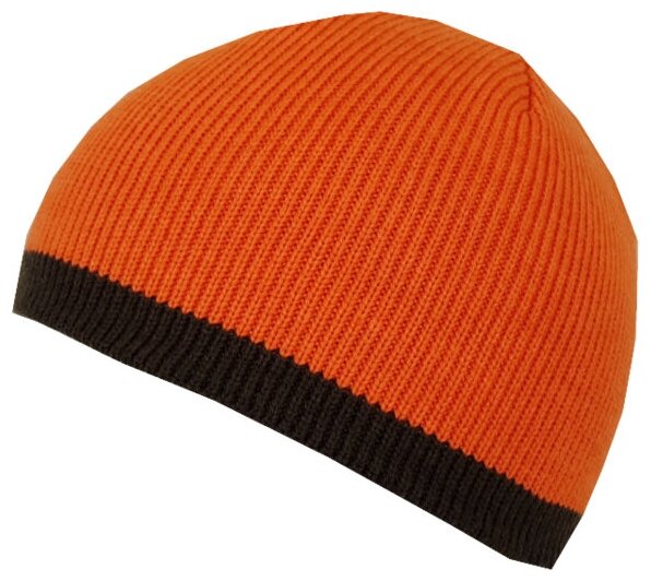 Двухсторонняя шапка NordKapp Reversible 208 зеленый/оранжевый 