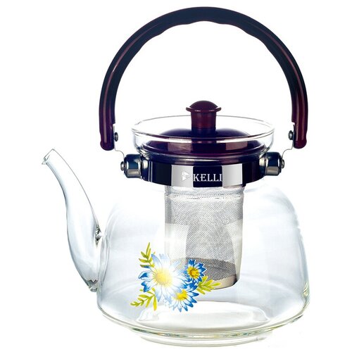 Чайник заварочный KELLI KL-3003 1800 мл черный 90100₽