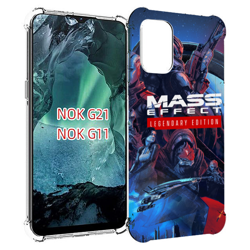 Чехол MyPads Mass Effect Legendary Edition для Nokia G11 / G21 задняя-панель-накладка-бампер mass effect legendary edition ps4