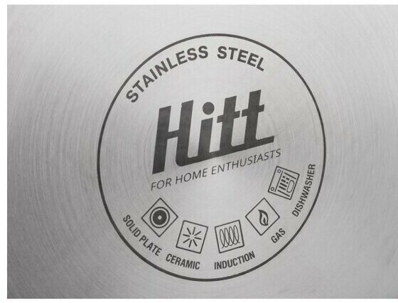 Чайник Hitt Standard Plus со свистком и с крышкой 2,5л, капсулированное дно - фото №3