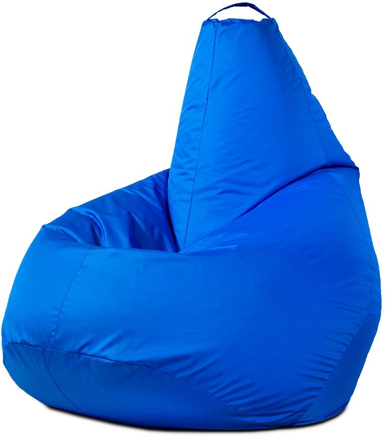 Кресло-мешок Груша (цвет синий, размер XXL) PuffMebel - фотография № 2