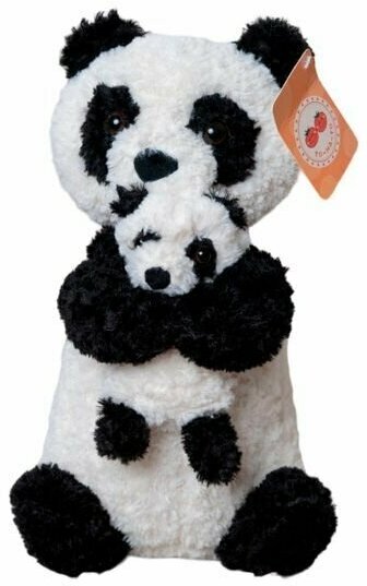 Мягкая игрушка Панда с детенышем, 35 см