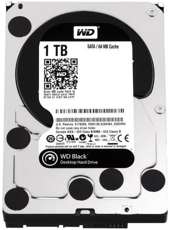 Жесткий диск Western Digital WD 1Tb Black WD1003FZEX