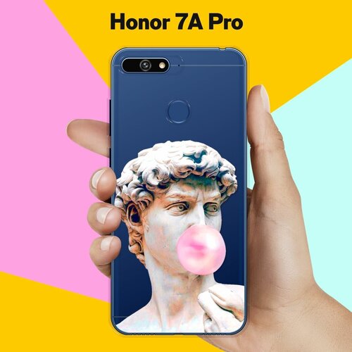 Силиконовый чехол Давид на Honor 7A Pro силиконовый чехол кактусы на honor 7a pro