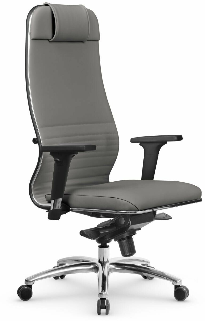 Компьютерное офисное кресло Metta L 1m 38К2/2D Infinity Easy Clean (MPES), Мультиблок со слайдером, осн. 17838, Серое