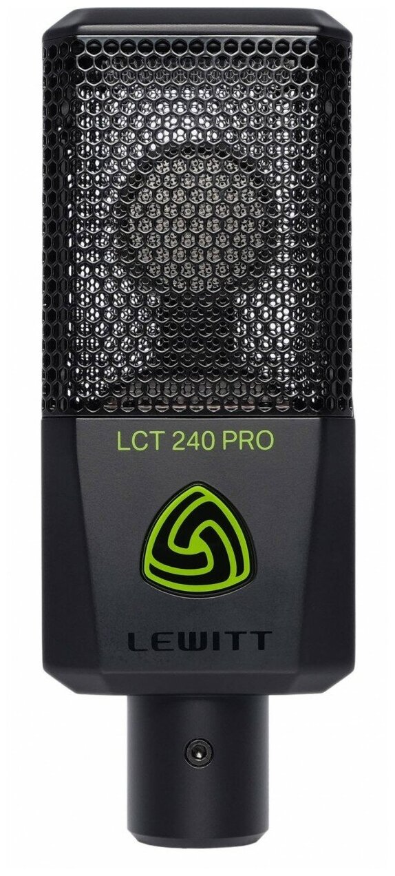 Lewitt LCT240Pro Black студийный кардиоидый микрофон с большой диафрагмой, цвет черный