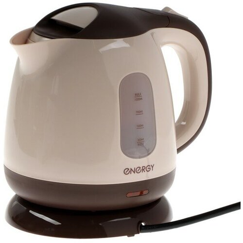 Чайник электрический ENERGY E-275 пластик 1 л 1100 Вт коричневый 263300₽