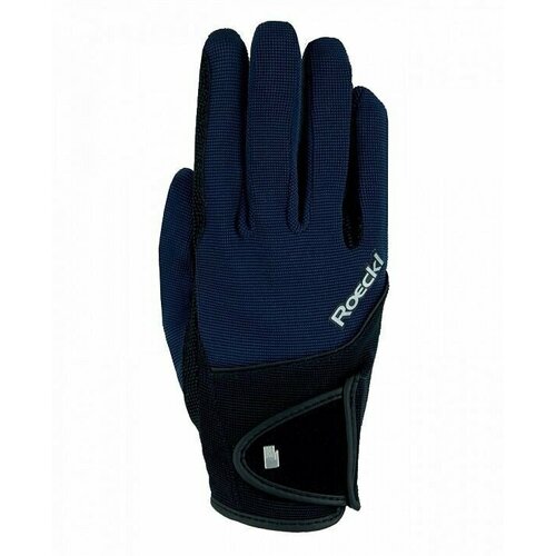 Перчатки для верховой езды Roeckl Milano синие 65 5000₽