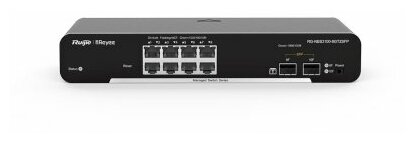 Коммутатор Reyee 8-Port Gigabit L2 Managed Switch, 8 Gigabit RJ45 Ports,2 SFP Slots, Desktop Steel Case (RG-NBS3100-8GT2SFP) Ruijie - фото №1