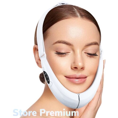 Массажер для лица Store Premium вибрационный, омоложение и подтяжка овала лица, обогрев