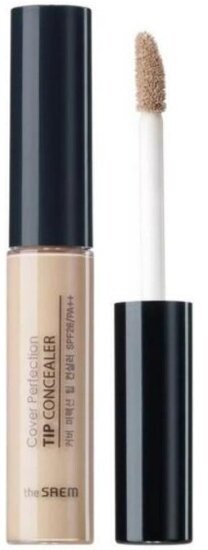 Консилер для маскировки The Saem Cover Perfection Tip SPF28 РА++, тон 1.25 Light Beige