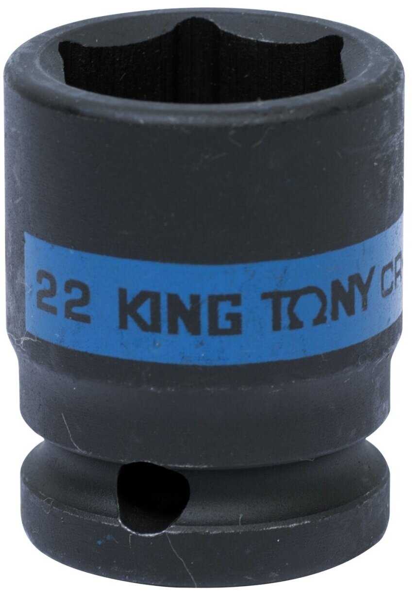 Головка торцевая ударная шестигранная 1/2", 22 мм KING TONY 453522M