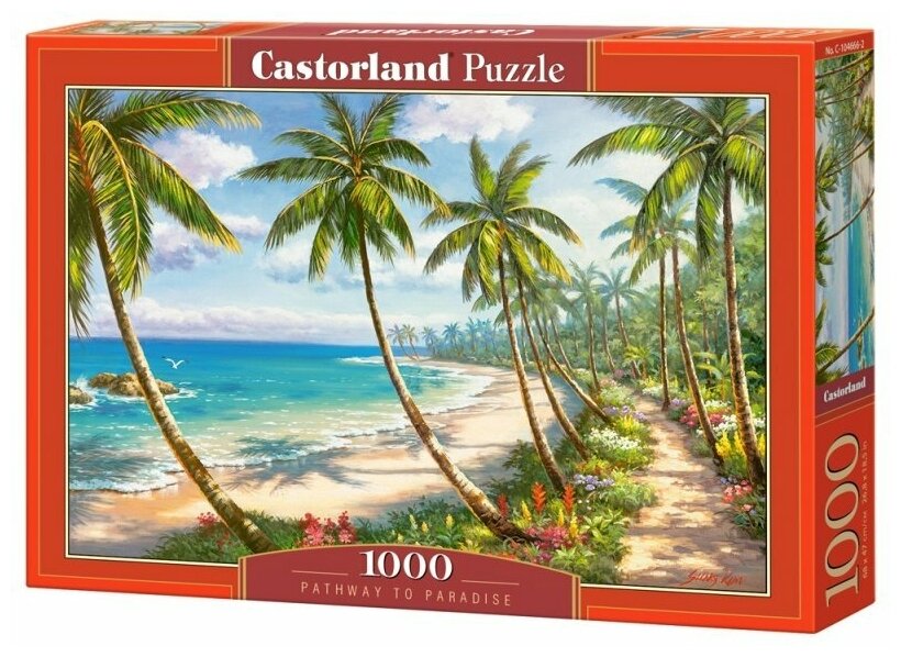 Пазл Castorland 1000 деталей: Райское побережье