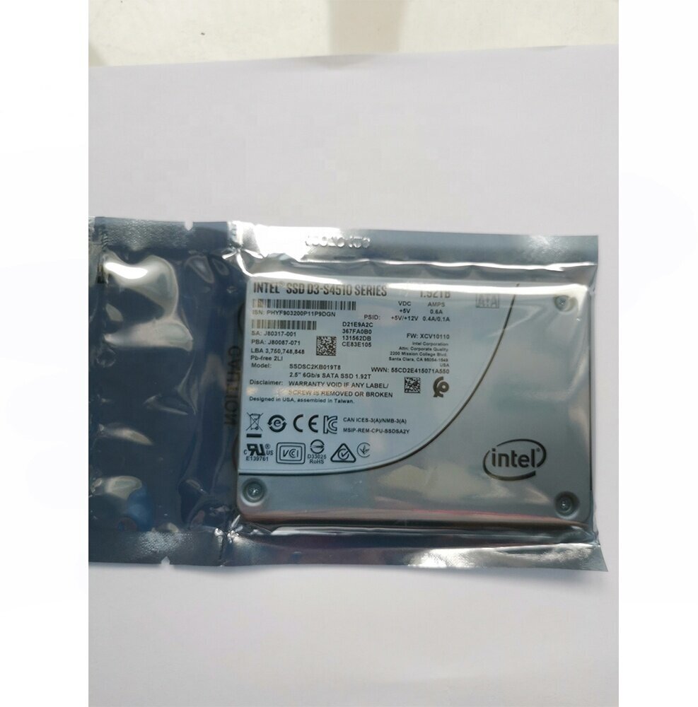 SSD накопитель INTEL DC D3-S4510 1.9Тб, 2.5", SATA III - фото №10