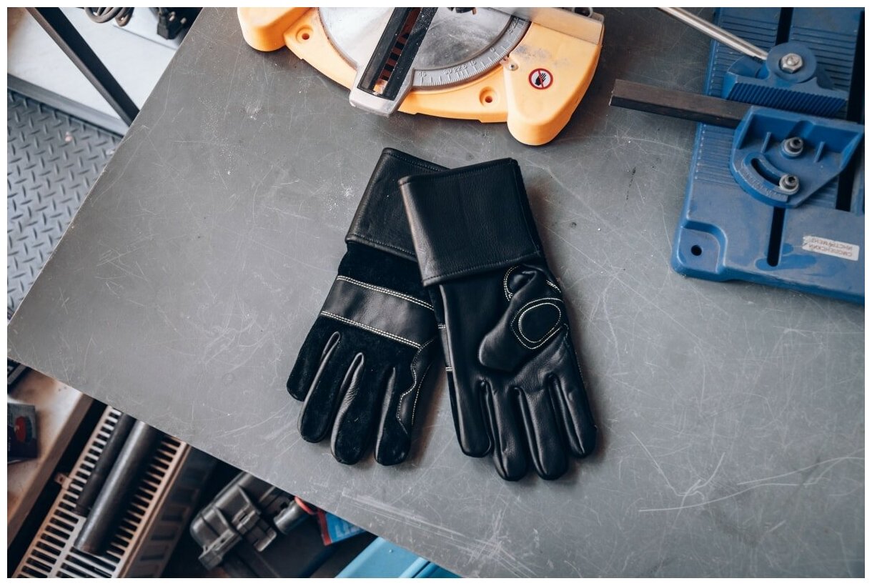 Перчатки защитные антивибрац кожаные Jeta Safety JAV03-9 р.L - фотография № 5