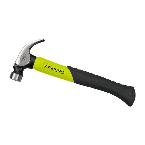 Молоток-гвоздодер ARMERO 600г фиберглассовая рукоятка 4892₽