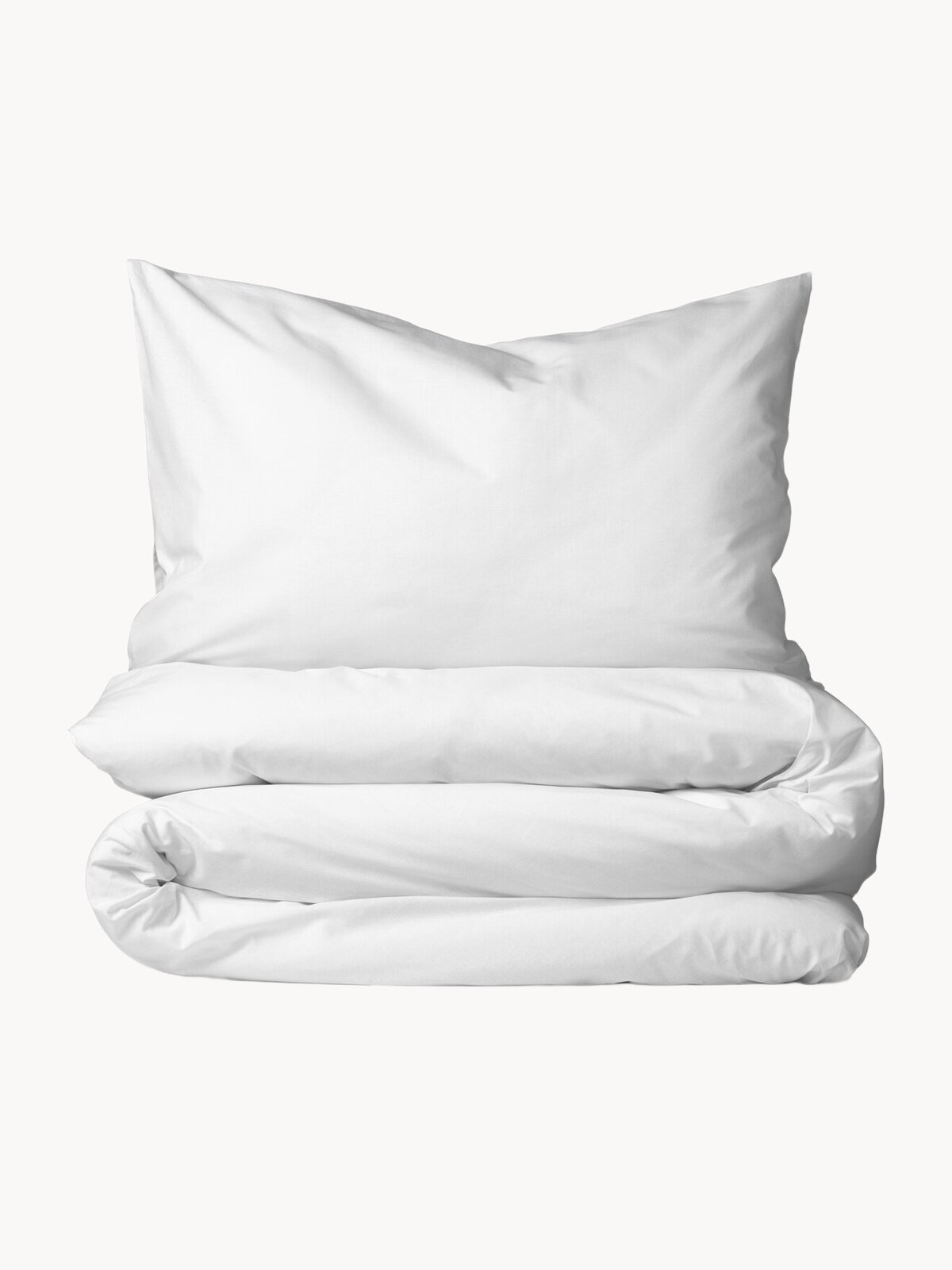 Комплект постельного белья с простынёй Pragma Telso 1,5 спальный, облачный белый