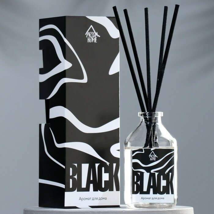 Ароматический диффузор Arida Home Black 50 мл - фото №1