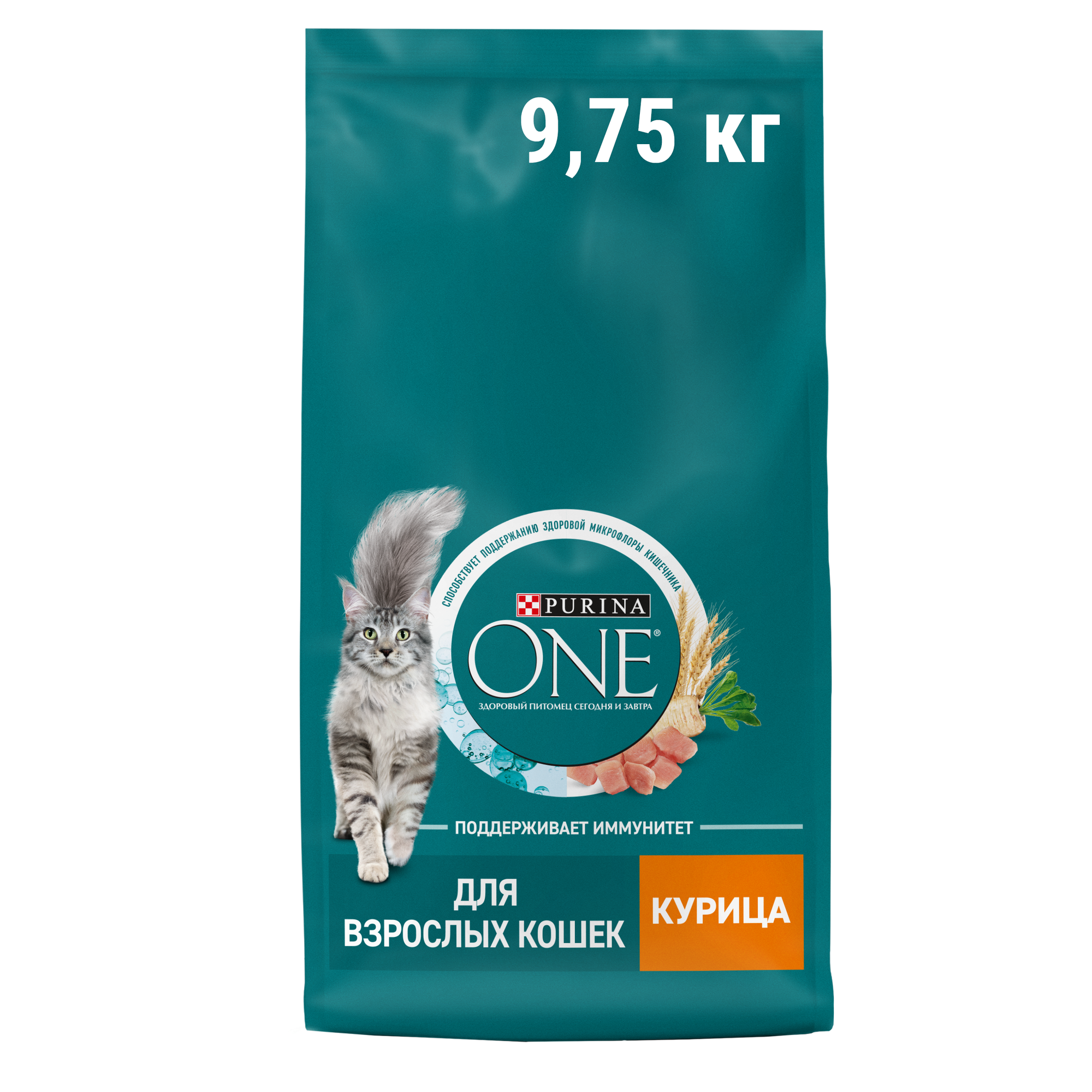 Сухой корм Purina One для взрослых кошек, курица/злаки, 750г - фото №14