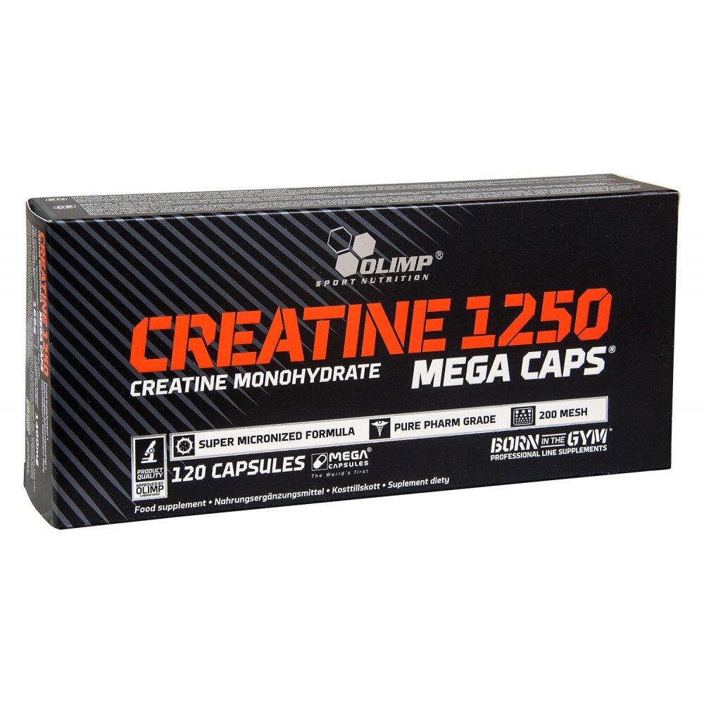 Creatine 1250 Mega Caps, 120 капсул