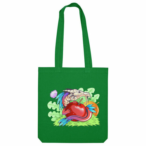 фото Сумка шоппер us basic, зеленый