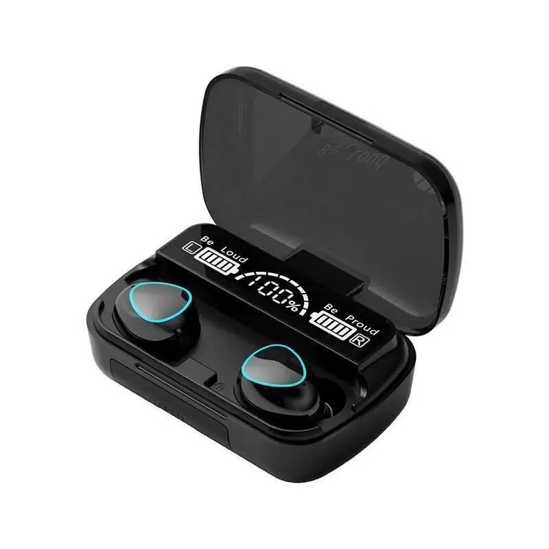 Беспроводные наушники M10 Newest с LED-Дисплеем Bluetooth 5.1 TWS. Кейс-повербанк. PowerBank — фото 1