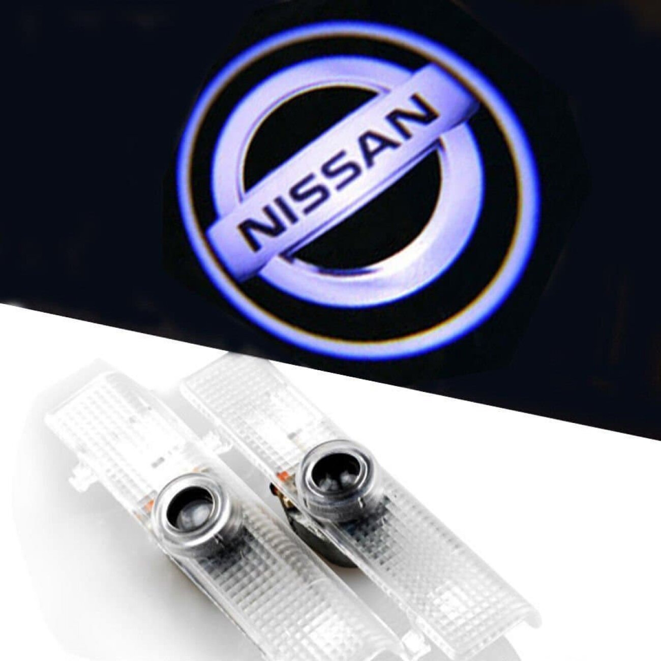 Лазерная проекция Nissan комплект 2 шт.