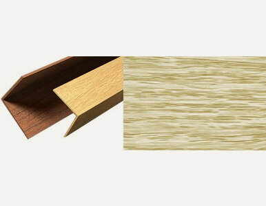 Изображение товара Угол отделочный наружный ПВХ панельпласт 30х30 мм 2,7 м Дуб северный