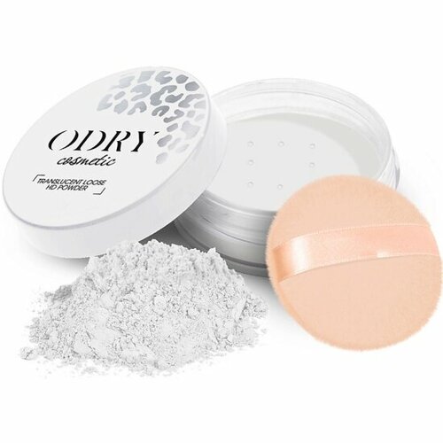 Прозрачная рассыпчатая пудра для лица Odry MATTE FIX 16,5 г тон 100