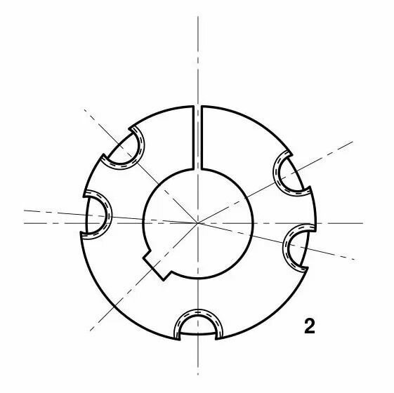 Втулка тапербуш 2517-2-1/2 — фото 1