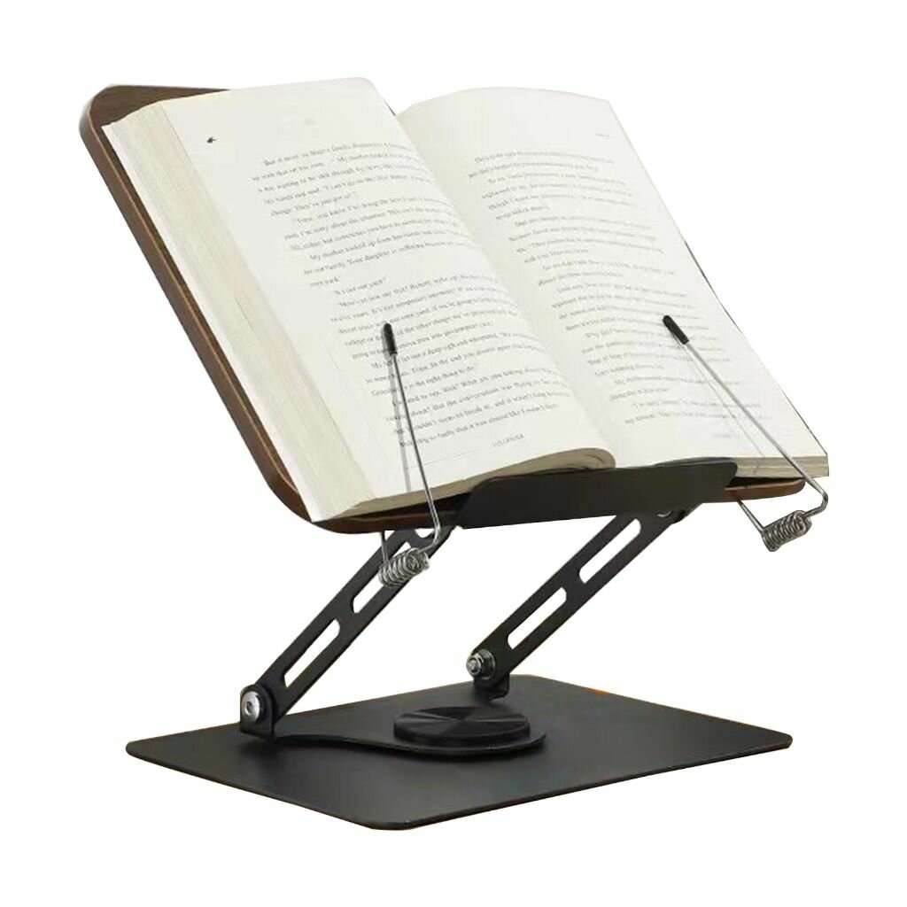 Эргономичная подставка для книг и планшетов, 360 вращение, складной дизайн, регулируемая