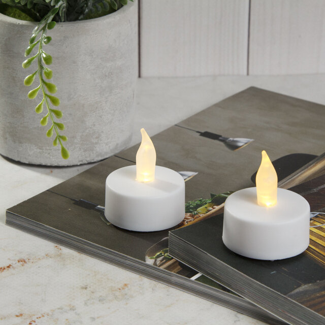 Чайная светодиодная свеча Агнес 2 шт таймер на батарейках Koopman MC5999900