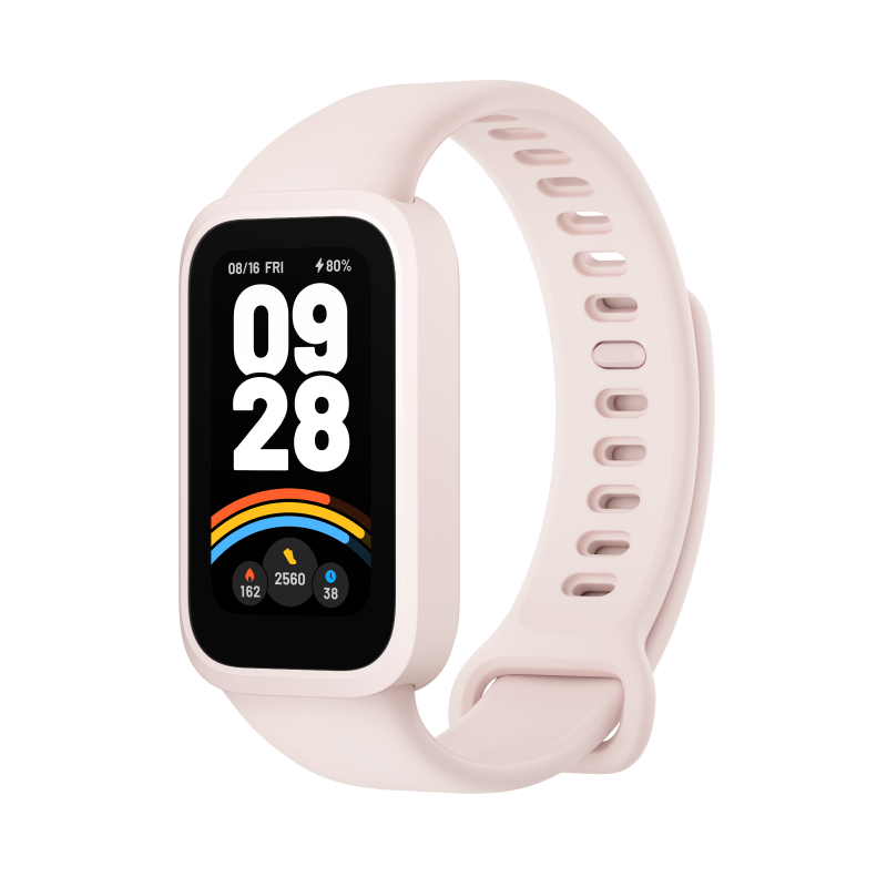 Фитнес-трекер Xiaomi Smart Band 9 Active TFT корп: розовый рем: розовый (BHR9917GL)